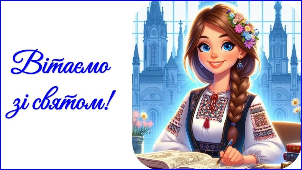 Головне зображення розробки: День вчителя 2025. Привітання до Дня вчителя (для вчителя історії)