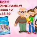 Презентація до уроку 12 в 6 класі “Unit 2. My amazing family! Lesson 12 p.38-39”