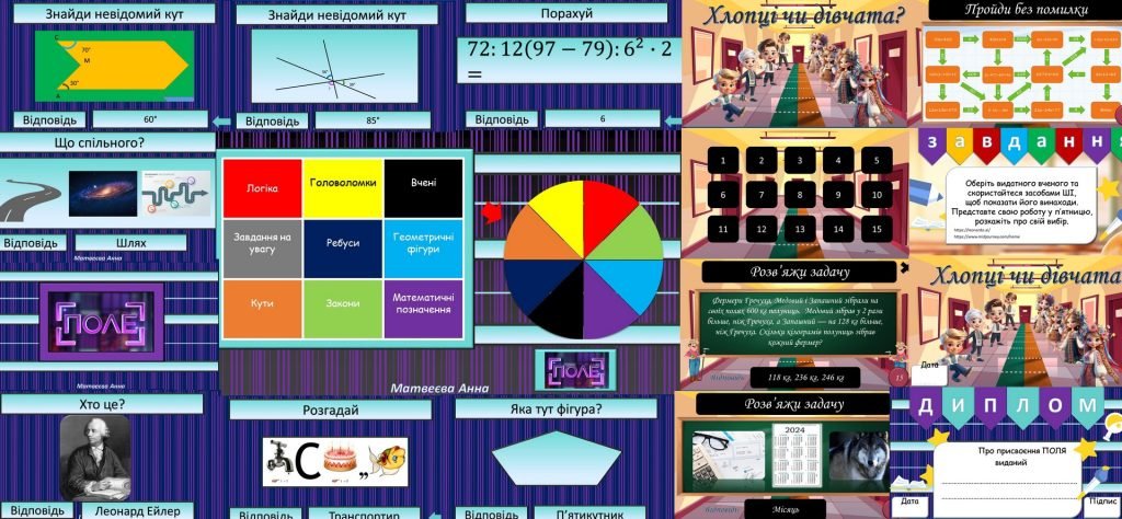 Головне зображення розробки: тиждень математики позакласні заходи: Хлопці чи Дівчата, Інтелектуальна гра “Поле”