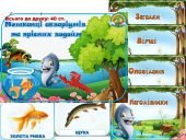 Інформаційний комплект “Мешканці акваріумів та прісних водойм”