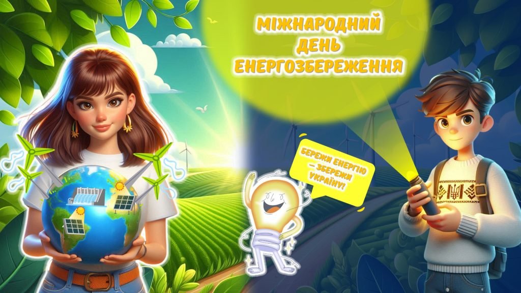 Головне зображення розробки: Презентація до Дня енергозбереження “Бережи енергію – збережи Україну!”