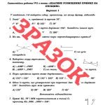Самостійна робота №2 з теми «ВЗАЄМНЕ РОЗМІЩЕННЯ ПРЯМИХ НА ПЛОЩИНІ» для 7 класу НУШ.