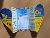 Розгортка до Дня писемності та мови з кросвордом 🌻✍