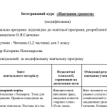 Індивідуальні навчальні плани учня 1 класу з особливими освітніми потрубеми (ООП)