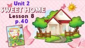 Презентація для 3 класу до 8 уроку “Unit 2. SWEET HOME” с.40 (до підручника О.Карп’юк)