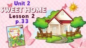 Презентація для 3 класу до 2 уроку “Unit 2. SWEET HOME” с.33 (до підручника О.Карп’юк)