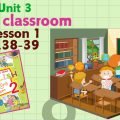 Презентація для 2 класу до 1 уроку “Unit 3. In my classroom” с.38-39 (до підручника О.Карп’юк)