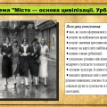 Місто — основа цивілізації. Урбанізація. 6 клас. Щупак І., Власова Н.