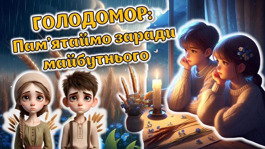 Головне зображення розробки: День пам’яті жертв голодомору 2024 + конспект + постер + розтяжка + оформлення дошки + роздатковий м