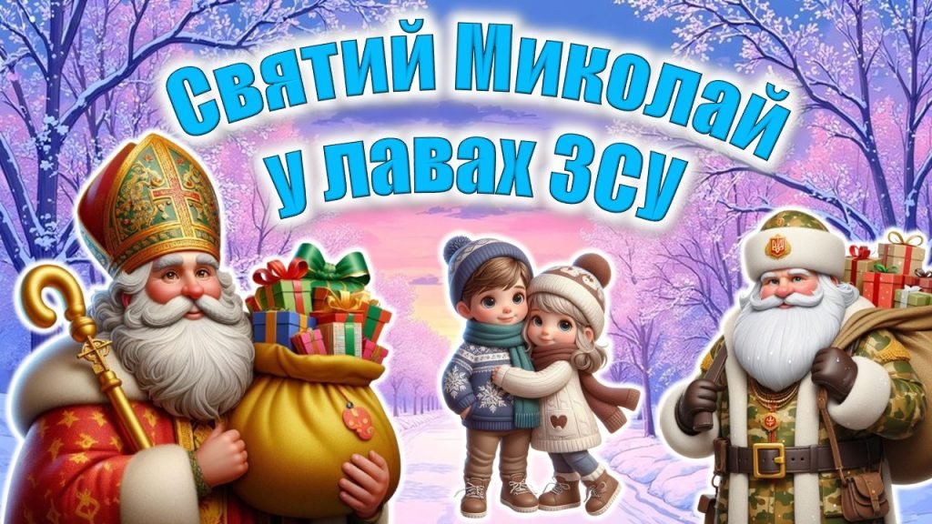 Головне зображення розробки: Мегановинка! Анімована презентація “Святий Миколай у лавах ЗСУ” День Святого Миколая. День Збройних сил України 2024. День ЗСУ 2024