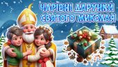 Анімована інформаційно – ігрова презентація “Чарівні дарунки Святого Миколая”. 6 грудня – День Святого Миколая 2024