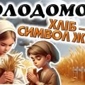 Голодомор «Хліб-символ життя»