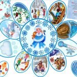 Фото розробки: Дидактична квітка “Зима” (ознаки зими)