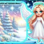 Фото розробки: Побажання на День Святого Миколая «Вітання з небес» 🎅: Аудіо 🎶, Відео 📽️ (Для молодших учнів)