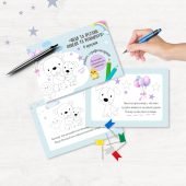 Книжка-розмальовка з оповідью та картинками «Федя та Пухлик» 6 аркушів А4