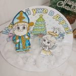 Фото розробки: Пропоную комплект об’ємних зимових аплікацій ❄️👍🎄20 шт ( 10 кольорових і 10 розфарбовок )