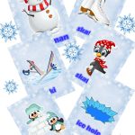 Демонстраційні картки “Winter” (Зима) з англійської мови