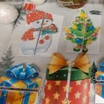 Комплект об’ємних листівок до Нового року 2025🌲🔥❄❄❄