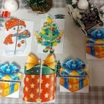 Фото розробки: Комплект об’ємних листівок до Нового року 2025🌲🔥❄❄❄