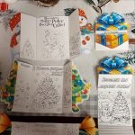 Фото розробки: Комплект об’ємних листівок до Нового року 2025🌲🔥❄❄❄