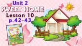Презентація для 3 класу до 10 уроку “Unit 2. SWEET HOME” с.42-43 (до підручника О.Карп’юк)