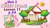 Презентація для 3 класу до 11 уроку “Unit 2. SWEET HOME” с.44 (до підручника О.Карп’юк)
