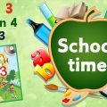 Презентація для 3 класу до 4 уроку “Unit 3. School time” с.53 (до підручника О.Карп’юк)