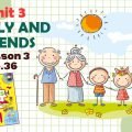Презентація до уроку 3 у 1 класі “Unit 3. FAMILY AND FRIENDS Lesson 3, p.36” (до підручника О.Карп’ю