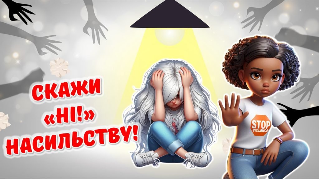 Головне зображення розробки: Презентація “Скажи “Ні!” насильству” до Всеукраїнської акції «16 днів проти насильства»
