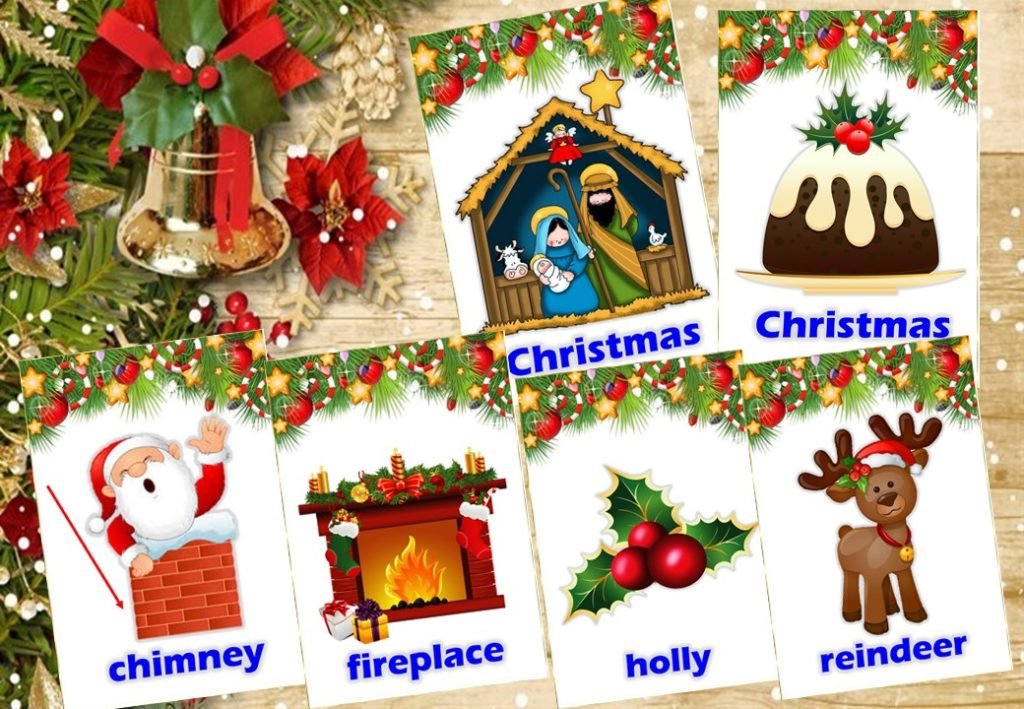 Головне зображення розробки: Наочний матеріал “Merry Christmas and Happy New Year!”
