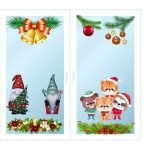 Фото розробки: Зимове оформлення вікон