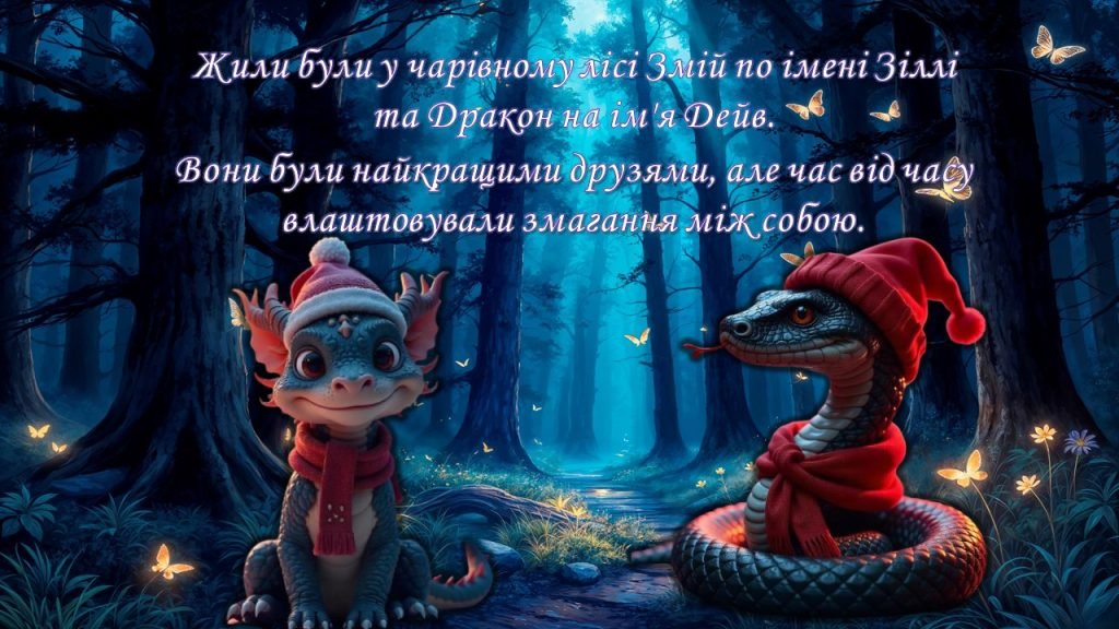 Головне зображення розробки: Новий рік Казка Змагання Дракона та Змії