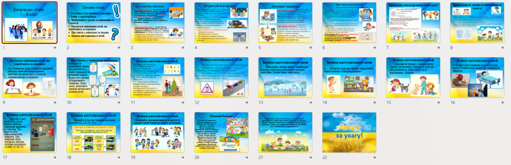 Головне зображення розробки: Батьківські збори «Підсумки І семестру. Безпека на канікулах» презентація