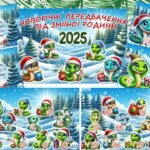 Фото розробки: Новорічні передбачення для учнів від зміїної родини 2025. Інтерактивна презентація.