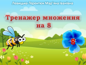 Відеопрезентація “Тренажер множення на 8”