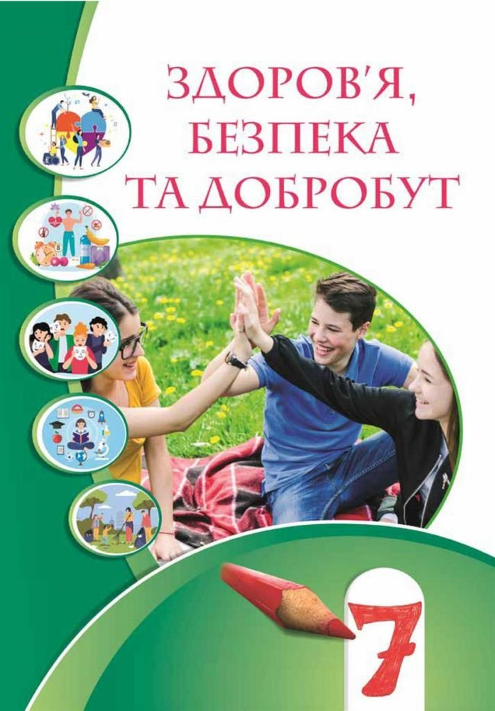 Головне зображення розробки: ЗДОРОВ’Я, БЕЗПЕКА ТА ДОБРОБУТ. 7 КЛ НУШ. За програмою та підручником ВОРОНЦОВОЇ та ін.