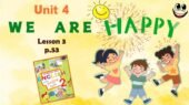 Презентація для 2 класу до 3 уроку “Unit 4. WE ARE HAPPY!” с.53 (до підручника О.Карп’юк)