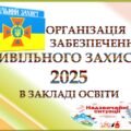 ОРГАНІЗАЦІЯ та ЗАБЕЗПЕЧЕННЯ ЦИВІЛЬНОГО ЗАХИСТУ 2025. ПАКЕТ ДОКУМЕНТІВ, З УРАХУВАННЯМ ВОЄННОГО СТАНУ, в режимах повсякденної підвищеної готовності
