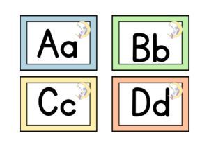 English alphabet | Англійський алфавіт. Картки.