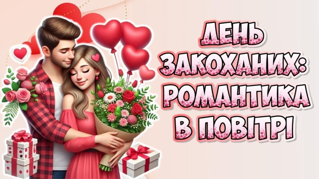 Головне зображення розробки: Анімована інформаційно-ігрова презентація “День закоханих: романтика в повітрі”. День святого Валентина, День закоханих