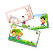 Шаблони обкладинок для дитячих презентацій на тему «Весна-літо» для дошкільнят