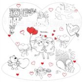 Мегарозмальовка “День Святого Валентина№1”