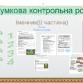 Підсумкова робота .ГР1. ГР2. ГР3. ГР 4. Іменник (ІІ частина) 6клас .Українська мова