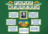 Оформлення дошки до Дня народження Тараса Шевченка