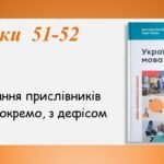 Презентація “Написання прислівників разом, окремо, з дефісом” (7 клас НУШ за підручником А.В.Онатій, Т.П.Ткачука)