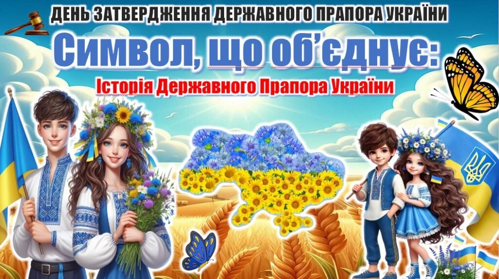 Головне зображення розробки: День затвердження Державного Прапора України (презентація+конспект). Виховна година “: Символ, що об’єднує: Історія Державного Прапора України”