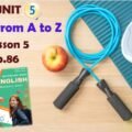 Презентація до уроку 5 в 7 класі “Unit 5. SPORT from A to Z Lesson 5 p.86” (до підручника Карп’юк 2024)