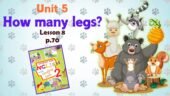 Презентація для 2 класу до 8 уроку “Unit 5. HOW MANY LEGS?” с.70 (до підручника О.Карп’юк)