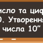 Заняття для дітей дошкільного віку “Число та цифра 0. Утворення числа 10”