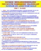 ПОРЯДОК ВИЗНАННЯ/НЕВИЗНАННЯ РЕЗУЛЬТАТІВ ПІДВИЩЕННЯ КВАЛІФІКАЦІЇ МАТЕРІАЛИ ДЛЯ АДМІНІСТРАЦІЇ ЗАКЛАДУ